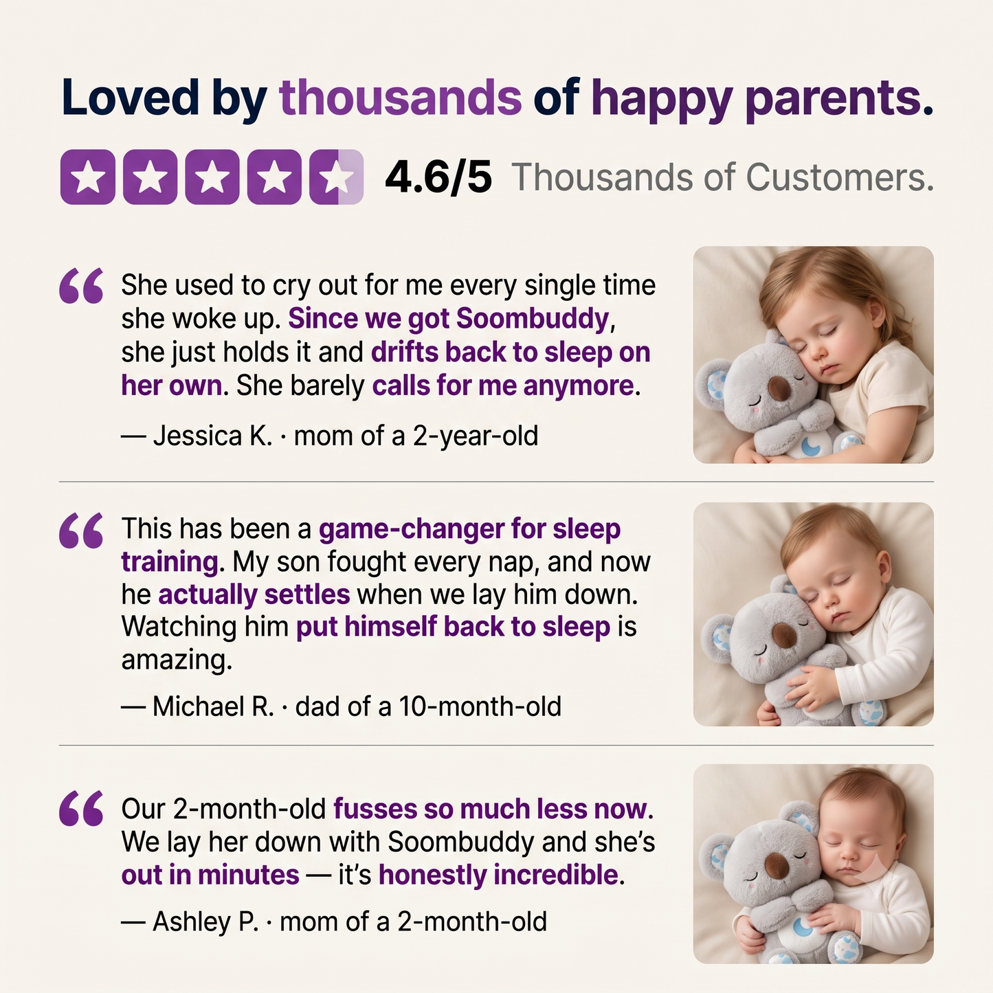 Breathing Koala Plush – Baby Sleep Soother That Settles Them Through the Night