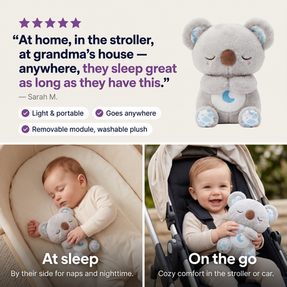 Breathing Koala Plush – Baby Sleep Soother That Settles Them Through the Night