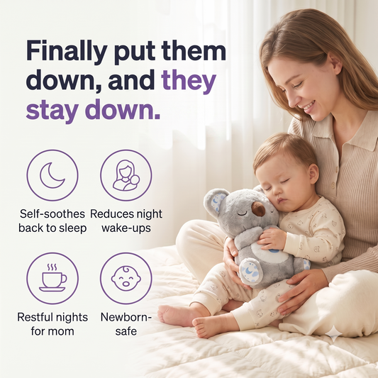 Breathing Koala Plush – Baby Sleep Soother That Settles Them Through the Night